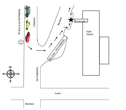 Kindergarten Car Line Map 